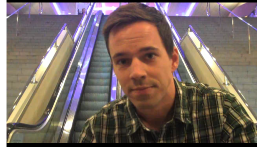 Opening shot of the video-Dan Meyer in the mutliplex. - picture-3